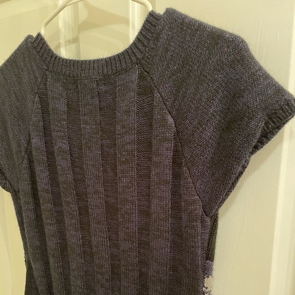 Style & Co. Sweater Dress, Black, Navy, Gray, Cap Sleeves, Soft, EUC - Picture 7 of 8